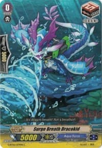 Surge Breath Dracokid - G-BT02: Soaring Ascent of Gale & Blossom - Cardfight Vanguard card