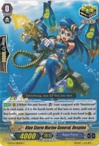Blue Storm Marine General, Despina - G-BT02: Soaring Ascent of Gale & Blossom - Cardfight Vanguard card