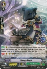 Sleepy Tapir - G-BT02: Soaring Ascent of Gale & Blossom - Cardfight Vanguard card