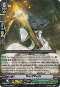 Pencil Koala - G-BT02: Soaring Ascent of Gale & Blossom - Cardfight Vanguard card