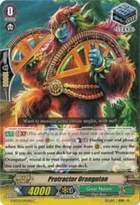 Protractor Orangutan - G-BT02: Soaring Ascent of Gale & Blossom - Cardfight Vanguard card