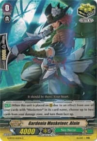 Gardenia Musketeer, Alain - G-BT02: Soaring Ascent of Gale & Blossom - Cardfight Vanguard card