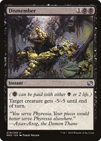 Dismember - Modern Masters 2015 - Magic: The Gathering card