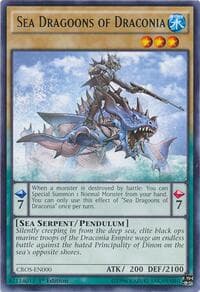 Sea Dragoons of Draconia - Crossed Souls - YuGiOh card