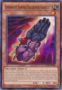 Superheavy Samurai Soulbuster Gauntlet - Crossed Souls - YuGiOh card