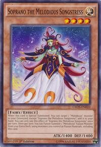 Soprano the Melodious Songstress - Crossed Souls - YuGiOh card