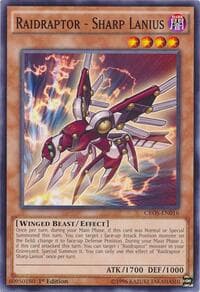 Raidraptor - Sharp Lanius - Crossed Souls - YuGiOh card