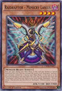 Raidraptor - Mimicry Lanius - Crossed Souls - YuGiOh card