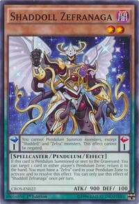 Shaddoll Zefranaga - Crossed Souls - YuGiOh card