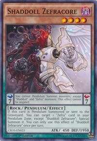 Shaddoll Zefracore - Crossed Souls - YuGiOh card