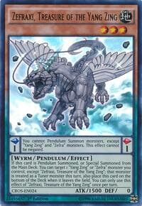 Zefraxi, Treasure of the Yang Zing - Crossed Souls - YuGiOh card