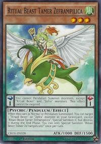 Ritual Beast Tamer Zeframpilica - Crossed Souls - YuGiOh card