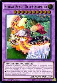 Ritual Beast Ulti-Gaiapelio (UTR) - Crossed Souls - YuGiOh card