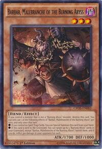 Barbar, Malebranche of the Burning Abyss - Crossed Souls - YuGiOh card