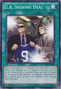 U.A. Signing Deal - Crossed Souls - YuGiOh card