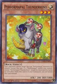 Performapal Thunderhino - Crossed Souls - YuGiOh card