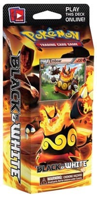 Black & White Theme Deck - "Red Frenzy" [Emboar] - Black and White - Pokemon card
