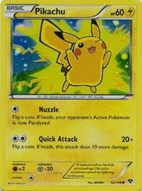 Pikachu - 42/146 (2014 Movie Promo) - Miscellaneous Cards & Products - Pokemon card