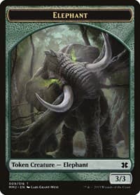 Elephant Token - Modern Masters 2015 - Magic: The Gathering card