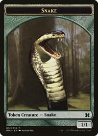 Snake Token - Modern Masters 2015 - Magic: The Gathering card
