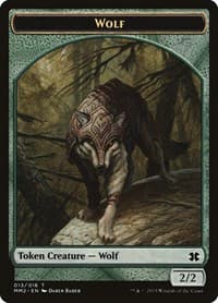 Wolf Token - Modern Masters 2015 - Magic: The Gathering card