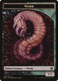 Worm Token - Modern Masters 2015 - Magic: The Gathering card