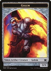 Golem Token - Modern Masters 2015 - Magic: The Gathering card