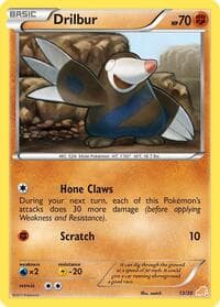 Drilbur (#13) - BW Trainer Kit: Excadrill & Zoroark - Pokemon card