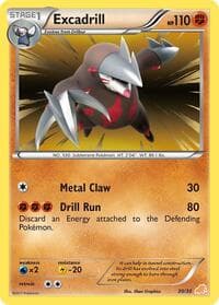 Excadrill (#30 Holo) - BW Trainer Kit: Excadrill & Zoroark - Pokemon card