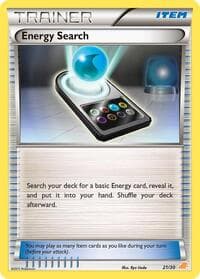 Energy Search (Excadrill) - BW Trainer Kit: Excadrill & Zoroark - Pokemon card