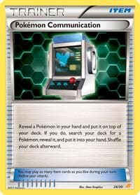 Pokemon Communication (Excadrill) - BW Trainer Kit: Excadrill & Zoroark - Pokemon card