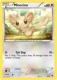 Minccino (#4) - BW Trainer Kit: Excadrill & Zoroark - Pokemon card