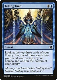 Telling Time - Modern Masters 2015 - Magic: The Gathering card