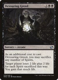 Devouring Greed - Modern Masters 2015 - Magic: The Gathering card