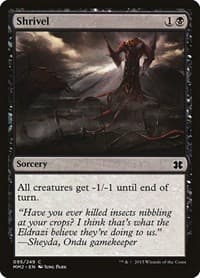 Shrivel - Modern Masters 2015 - Magic: The Gathering card