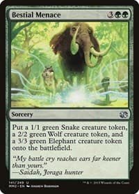 Bestial Menace - Modern Masters 2015 - Magic: The Gathering card