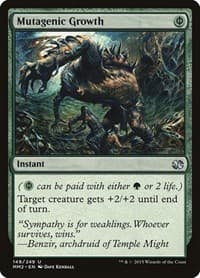 Mutagenic Growth - Modern Masters 2015 - Magic: The Gathering card