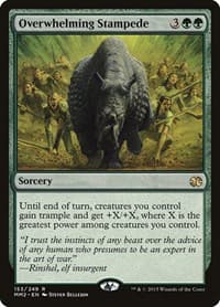 Overwhelming Stampede - Modern Masters 2015 - Magic: The Gathering card