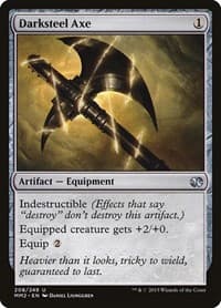 Darksteel Axe - Modern Masters 2015 - Magic: The Gathering card