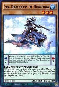 Sea Dragoons of Draconia (CROS-ENSP1) - Crossed Souls - YuGiOh card