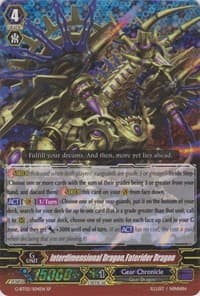 Interdimensional Dragon, Faterider Dragon (SP) - G-BT02: Soaring Ascent of Gale & Blossom - Cardfight Vanguard card