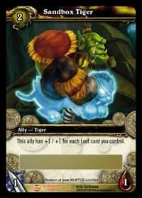 Sandbox Tiger (LOOT) - Loot Cards - WoW card