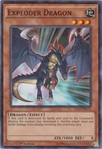 Exploder Dragon (Shatterfoil) - Starter Deck: Dark Legion - YuGiOh card