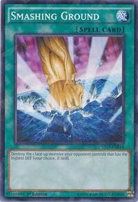 Smashing Ground (Shatterfoil) - Starter Deck: Saber Force - YuGiOh card