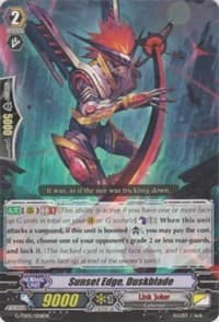 Sunset Edge, Duskblade - G-TD05: Fateful Star Messiah - Cardfight Vanguard card