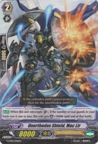 Unorthodox Shield, Mac Lir - G-Legend Deck Vol.1: The Dark - Cardfight Vanguard card