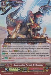 Destruction Tyrant, Archraider - G-FC01: Fighter's Collection 2015 - Cardfight Vanguard card
