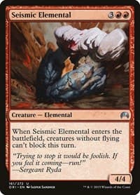 Seismic Elemental - Magic Origins - Magic: The Gathering card
