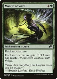 Mantle of Webs - Magic Origins - Magic: The Gathering card