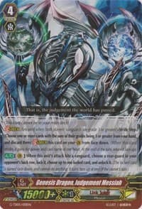 Genesis Dragon, Judgement Messiah RRR - G-TD05: Fateful Star Messiah - Cardfight Vanguard card